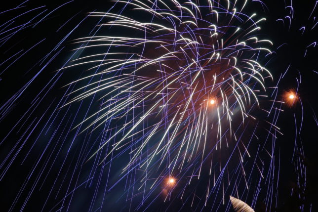 満点の花火を楽しめます