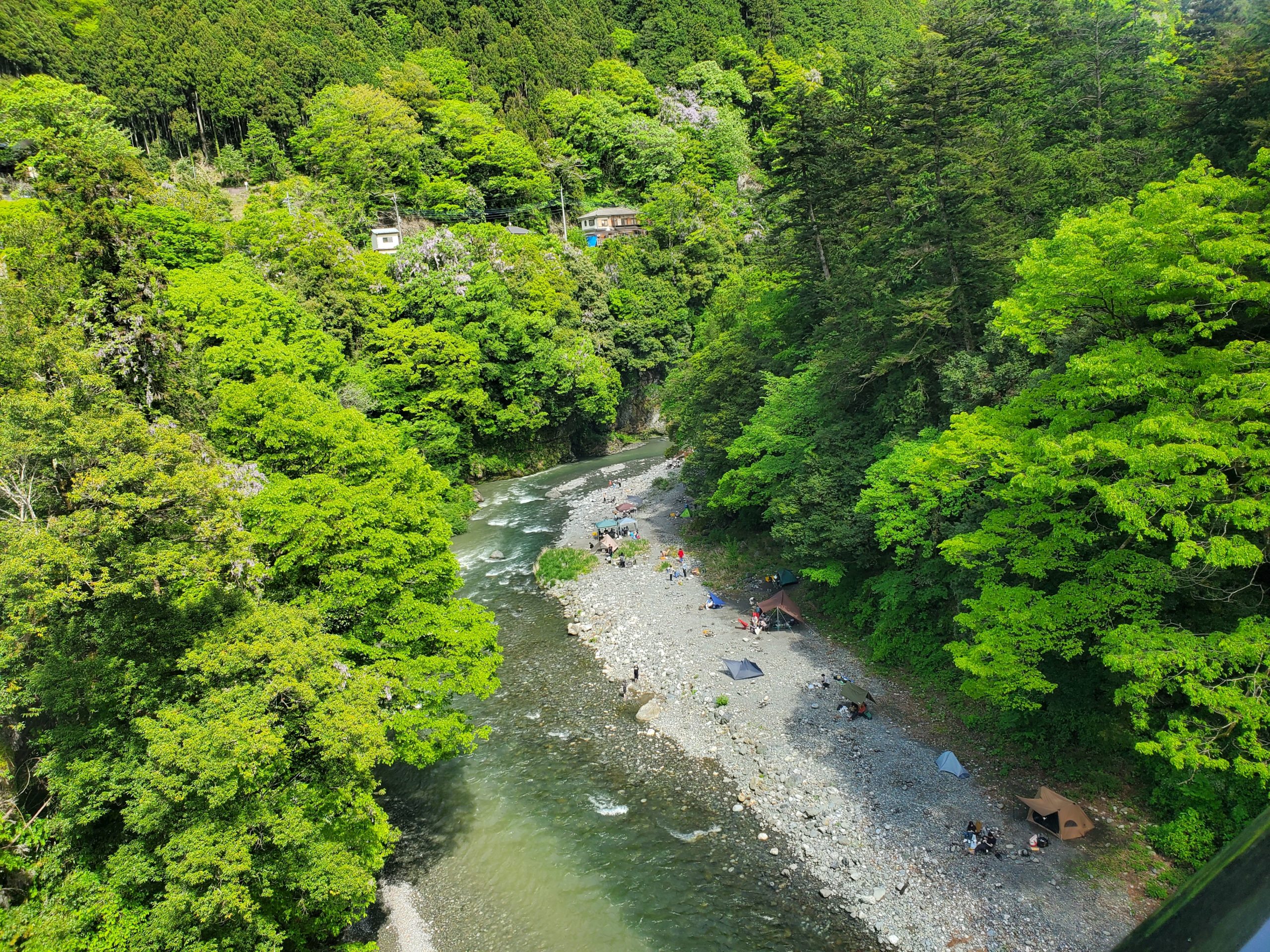 奥多摩氷川キャンプテントサイト